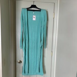 FP Movement by Free People Aqua Cardigan